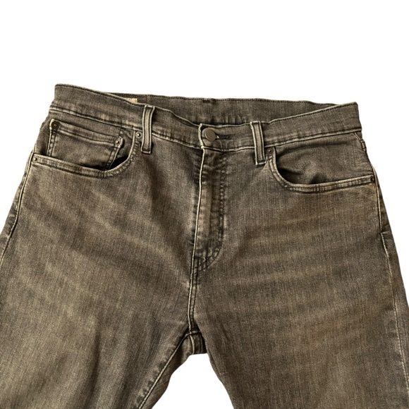 Men’s Levi’s 512 Slim Taper Black Washed Jeans Size W33 L34 - Picture 9 of 14